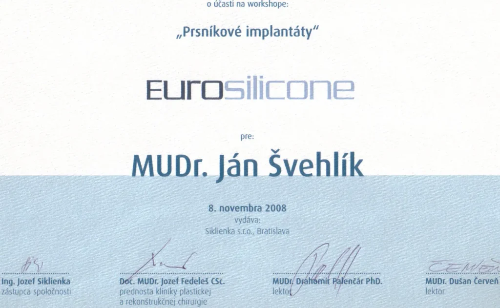 2008 Siklineka implantáty