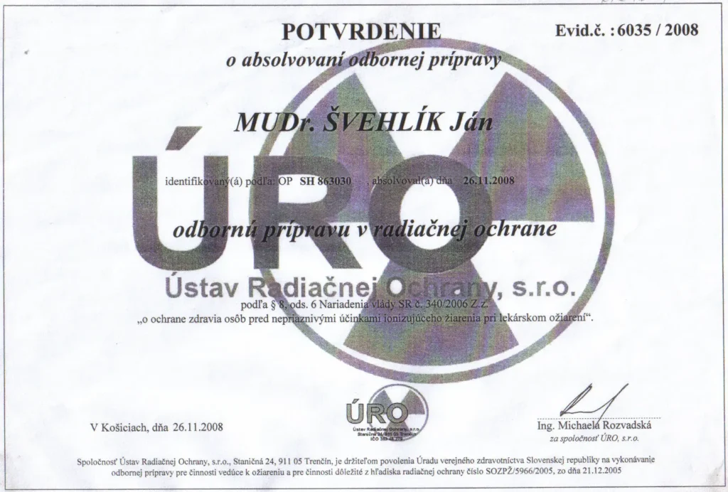 2008 Radiačná ochrana